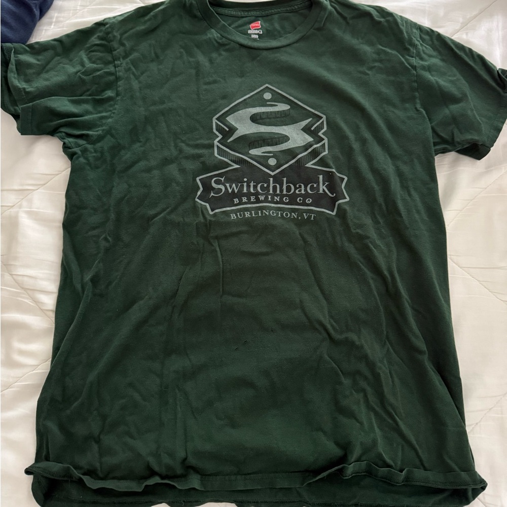 Switchback brewing co Green T-Shirt - Burlington VT